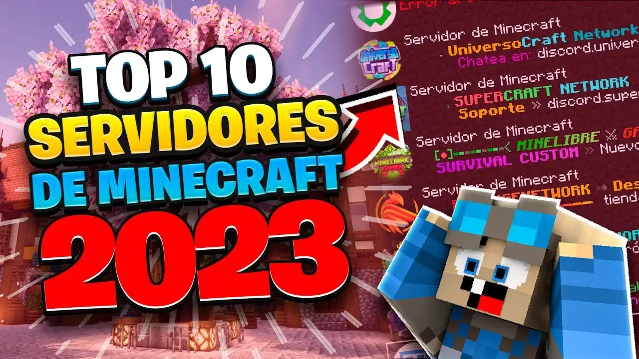 TOP 10 MEJORES SERVIDORES DE MINECRAFT NO PREMIUM