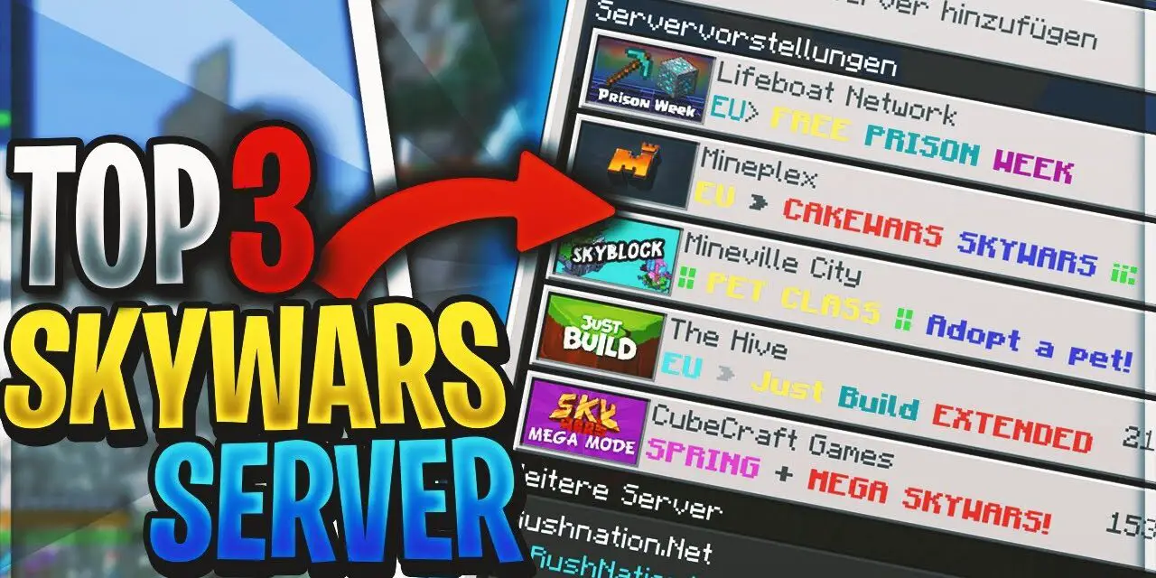 Descubre los Mejores Servidores de SkyWars de Minecraft PE
