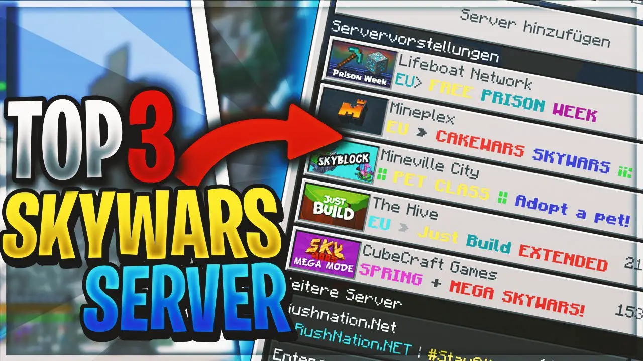 Descubre los Mejores Servidores de SkyWars de Minecraft PE