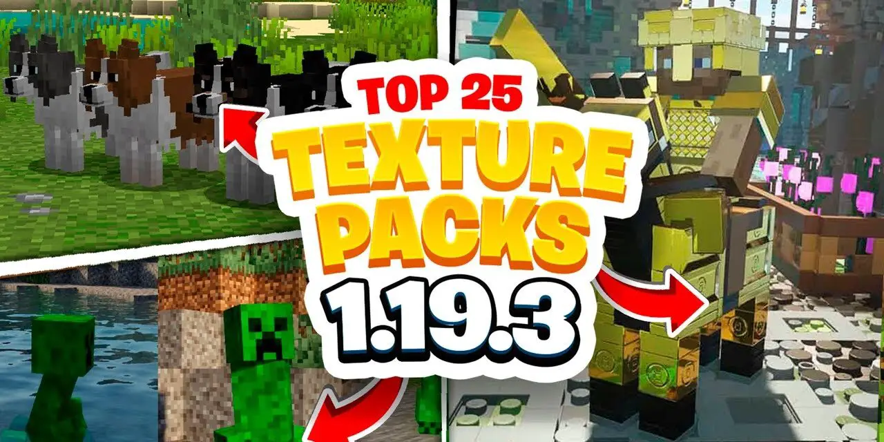 TOP 25 TEXTURE PACKS PARA MINECRAFT INCREÍBLES