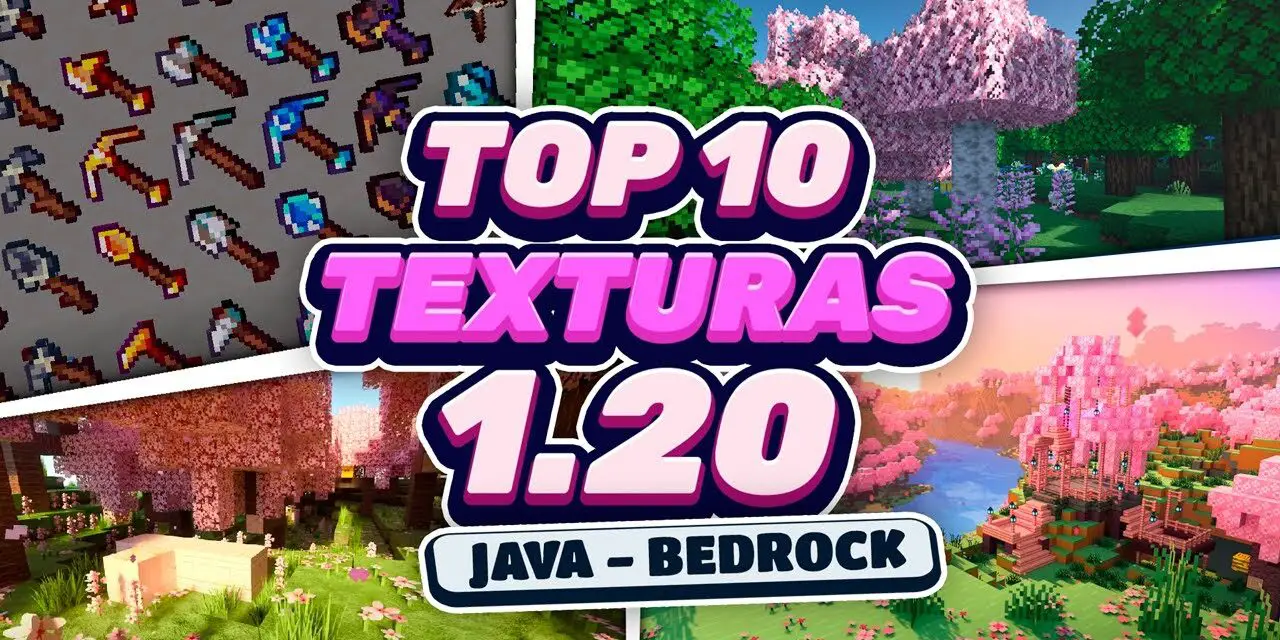 Top 10 Texture Packs para Minecraft 1.20 Realista