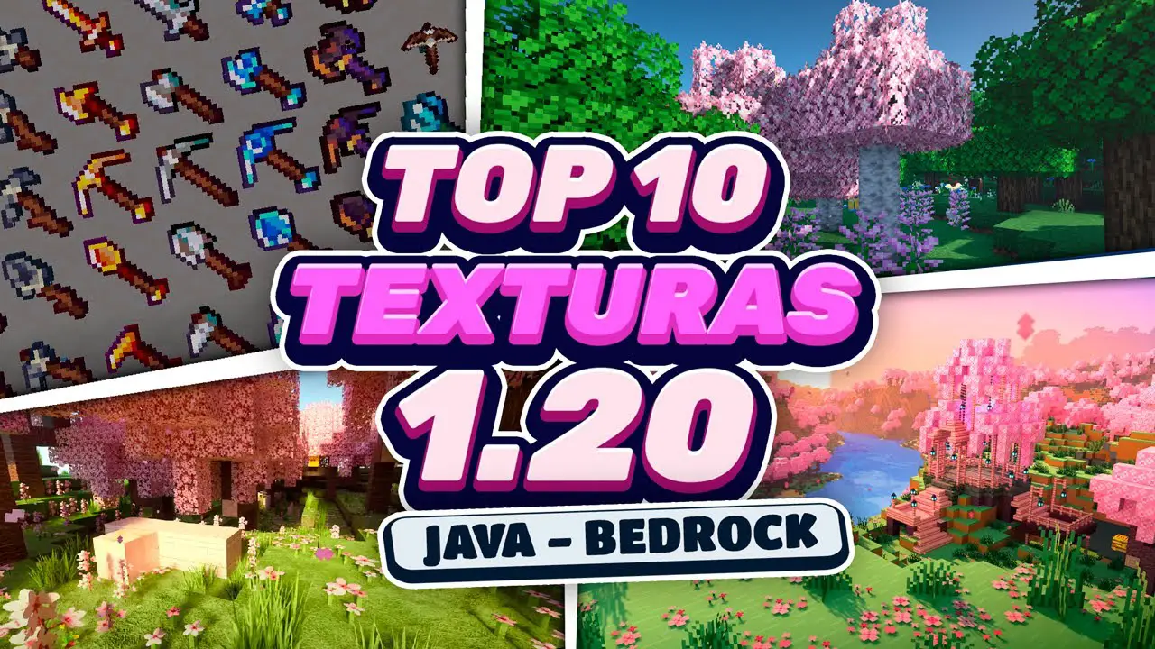Top 10 Texture Packs para Minecraft 1.20 Realista