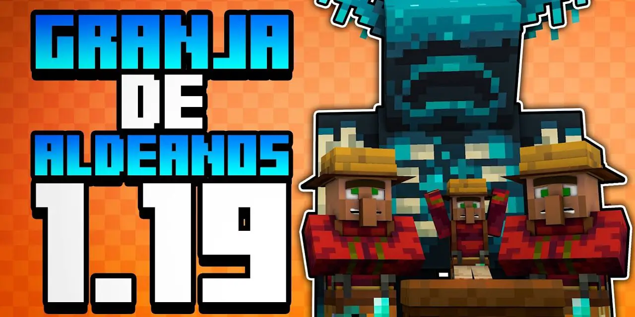 Cómo HACER una GRANJA de ALDEANOS 1.19 en MINECRAFT