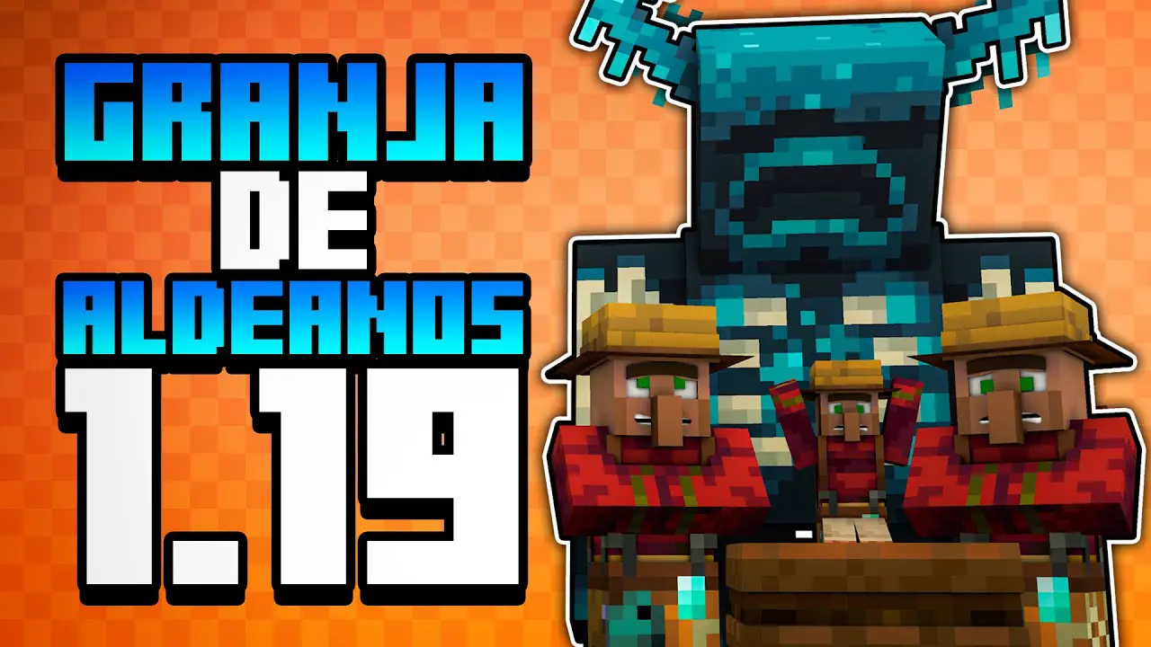 Cómo HACER una GRANJA de ALDEANOS 1.19 en MINECRAFT