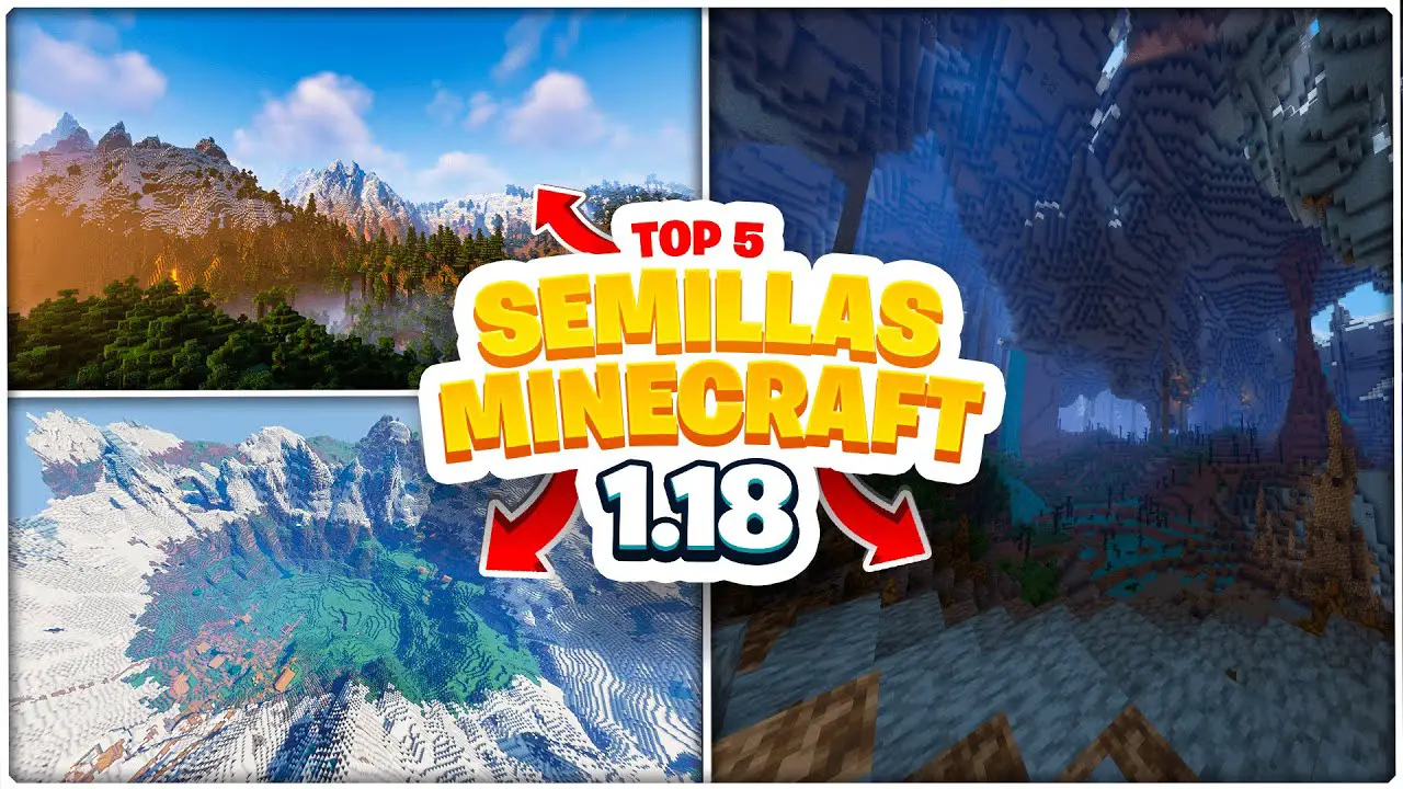 Top 5 Semillas de Minecraft 1.18 – 1.20.2 para Java y Bedrock