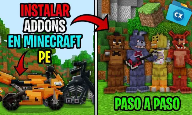 como instalar addons en minecraft pe
