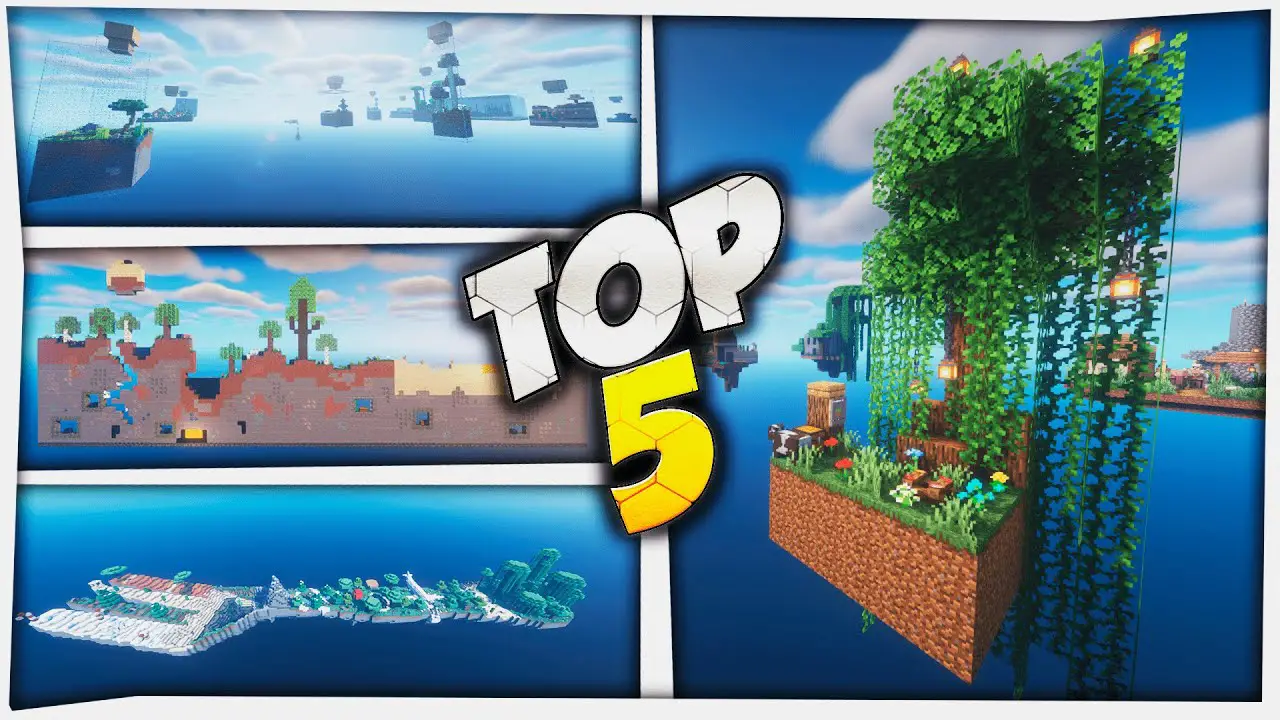 TOP 5 Mapas Survival para Minecraft Java