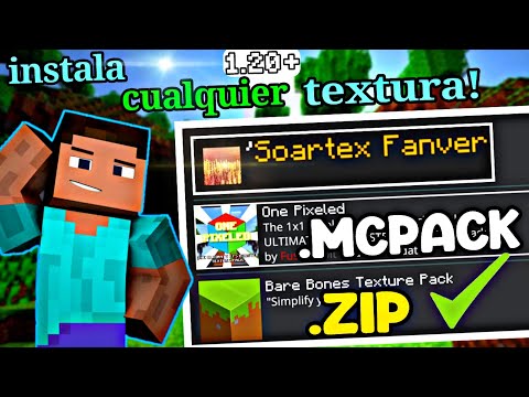 Como Instalar Cualquier Textura en MCPE 1.20 – 1.21