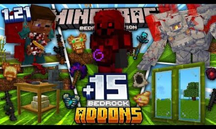 15 ADDONS que NECESITAS en MINECRAFT BEDROCK/PE 1.21