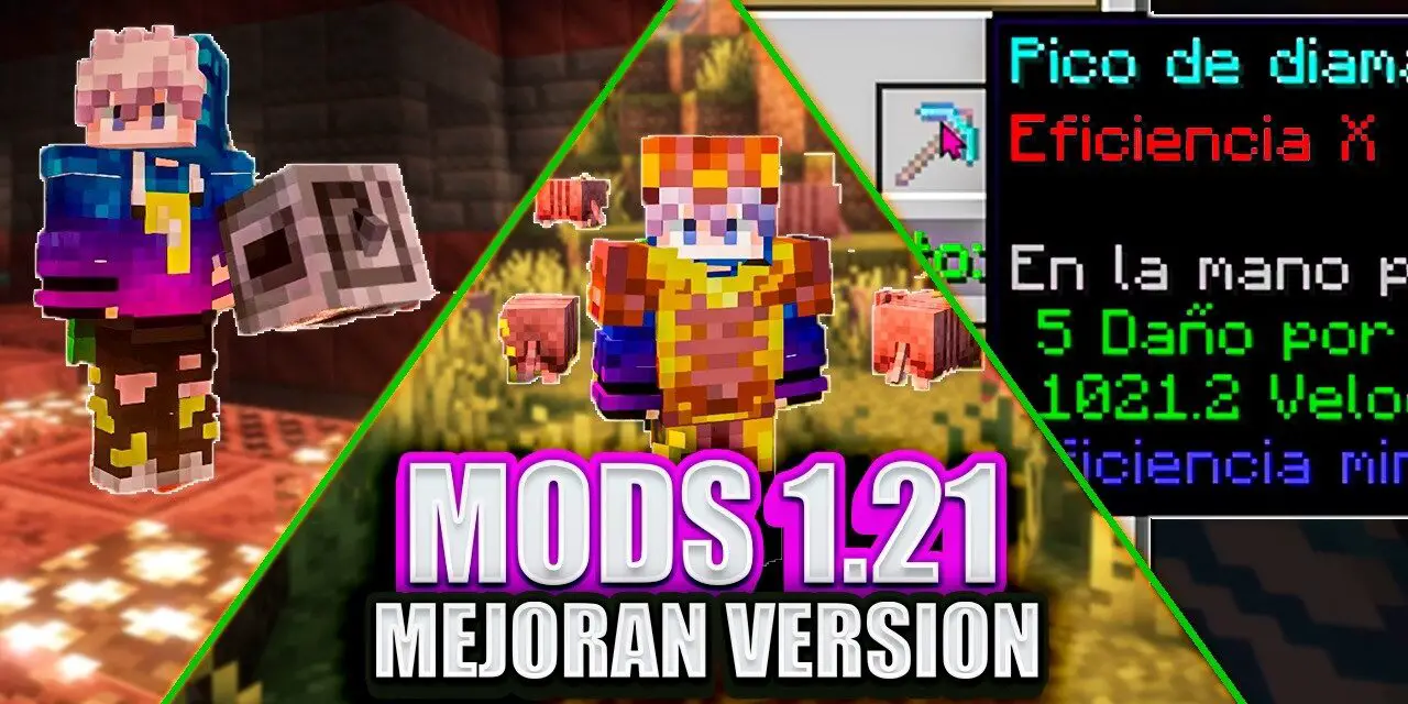 15 MODS para MINECRAFT 1.21 para Minecraft Java