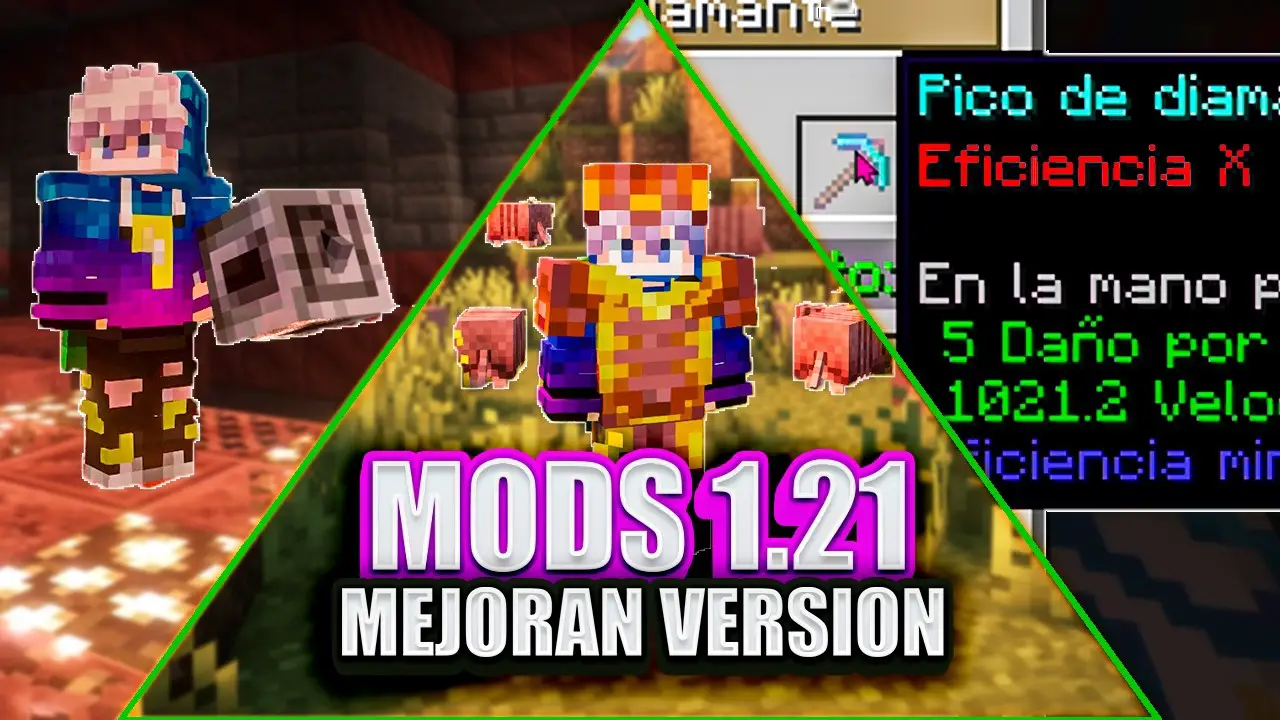 15 MODS para MINECRAFT 1.21 para Minecraft Java