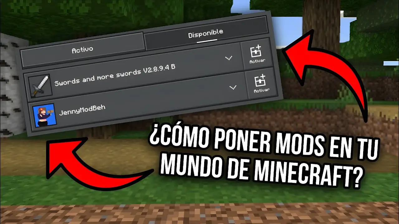 Cómo Poner Mods en Tu Mundo de Minecraft Bedrock 1.21 | Android