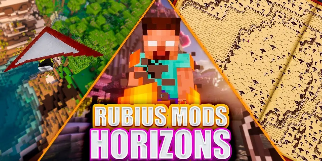 20 MEJORES MODS para MINECRAFT de RUBIUS HORIZONS