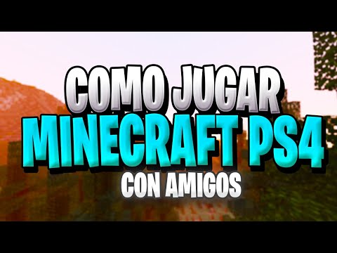 Cómo Jugar Minecraft PS4 con Amigos