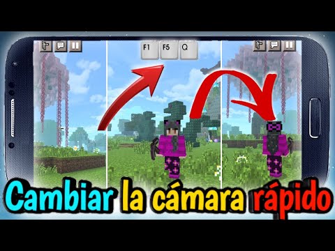 Cómo cambiar la perspectiva de la cámara RÁPIDO en Minecraft PE