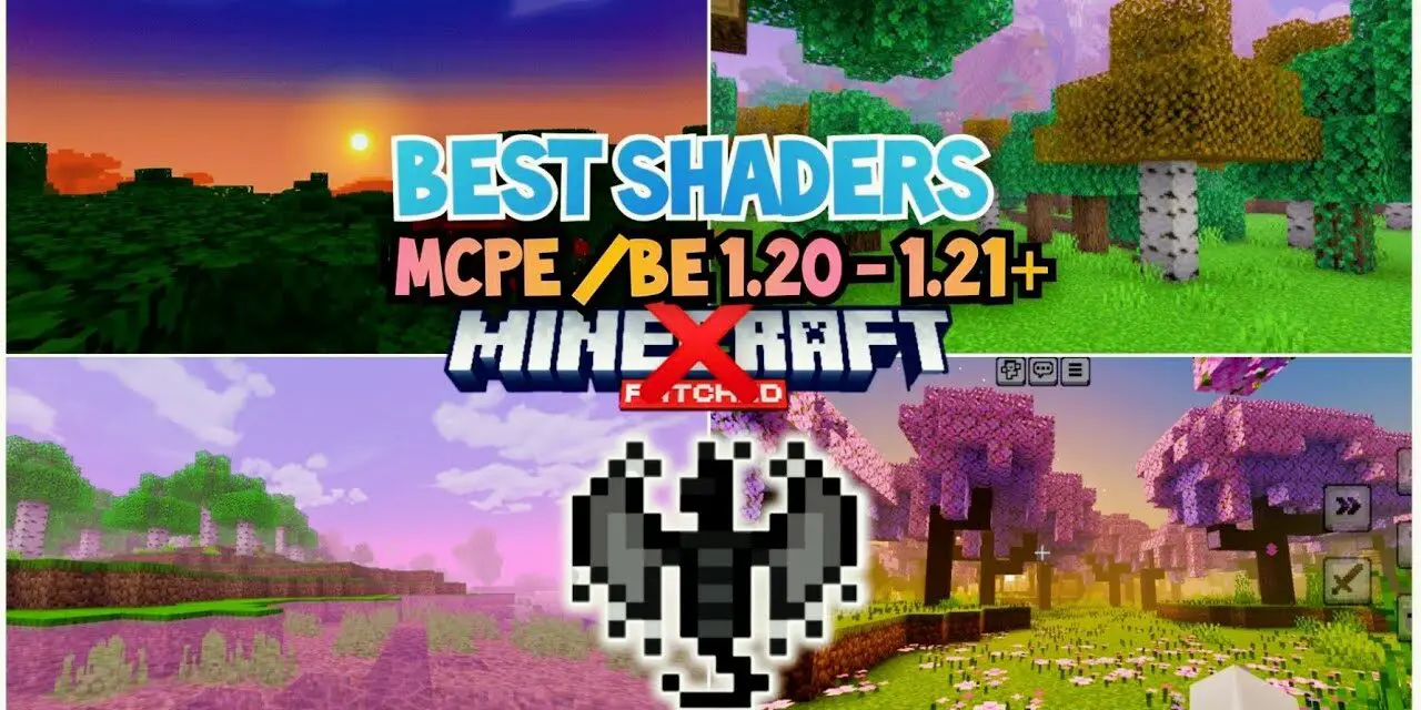 TOP 5 SHADERS para MINECRAFT BEDROCK render Dragon MCPE