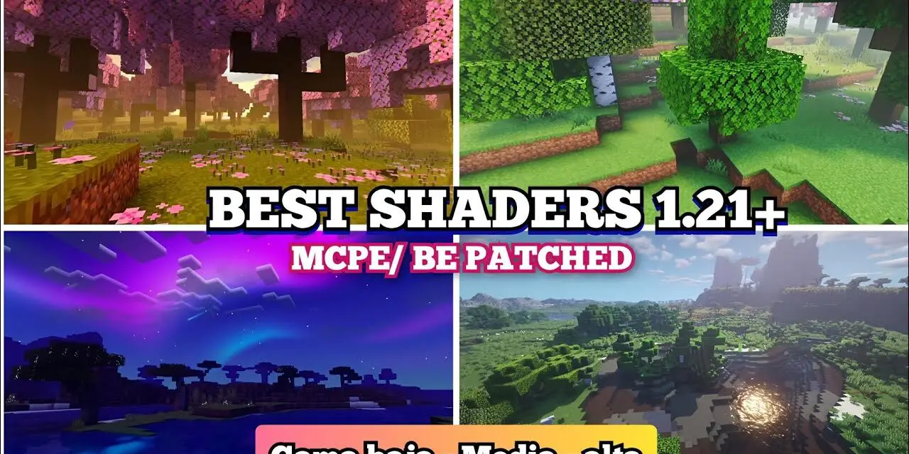 TOP MEJORES SHADERS para MINECRAFT PE DE GAMA BAJA 2025