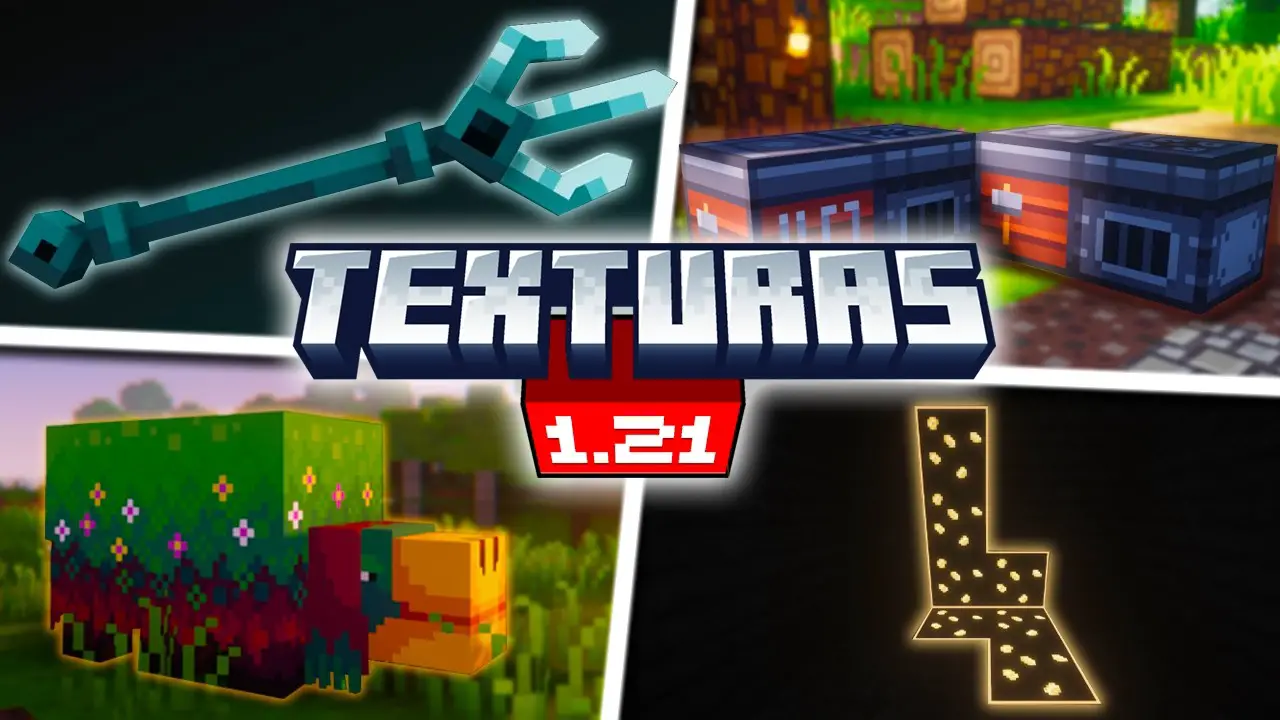 Top 10 Las MEJORES TEXTURAS para Minecraft BEDROCK 1.21