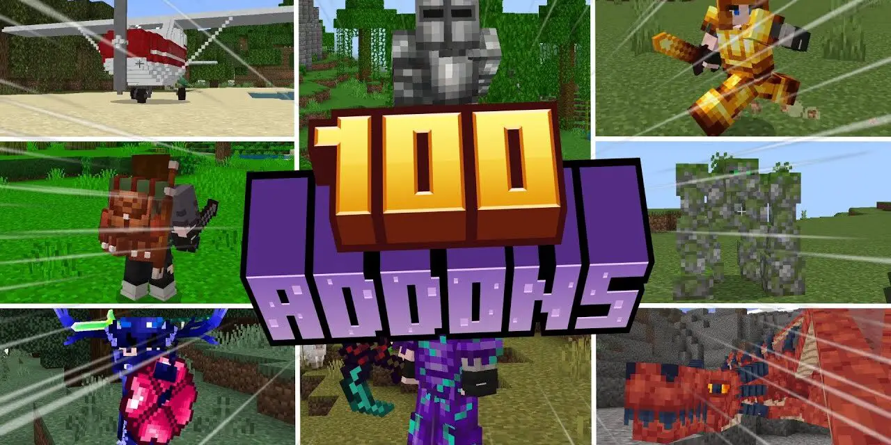 LOS MEJORES 100 ADDONS ÚNICOS PARA MINECRAFT PE 1.21