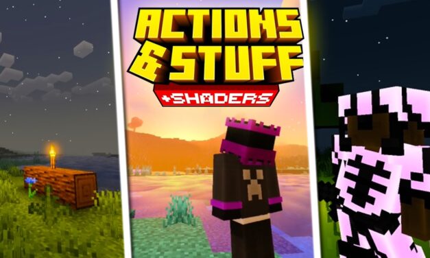 5 MEJORES ACTION STUFF SHADERS para Minecraft Bedrock 1.21