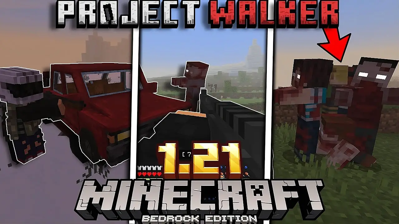 El MEJOR ADDON de ZOMBIES para MINECRAFT PE/BEDROCK