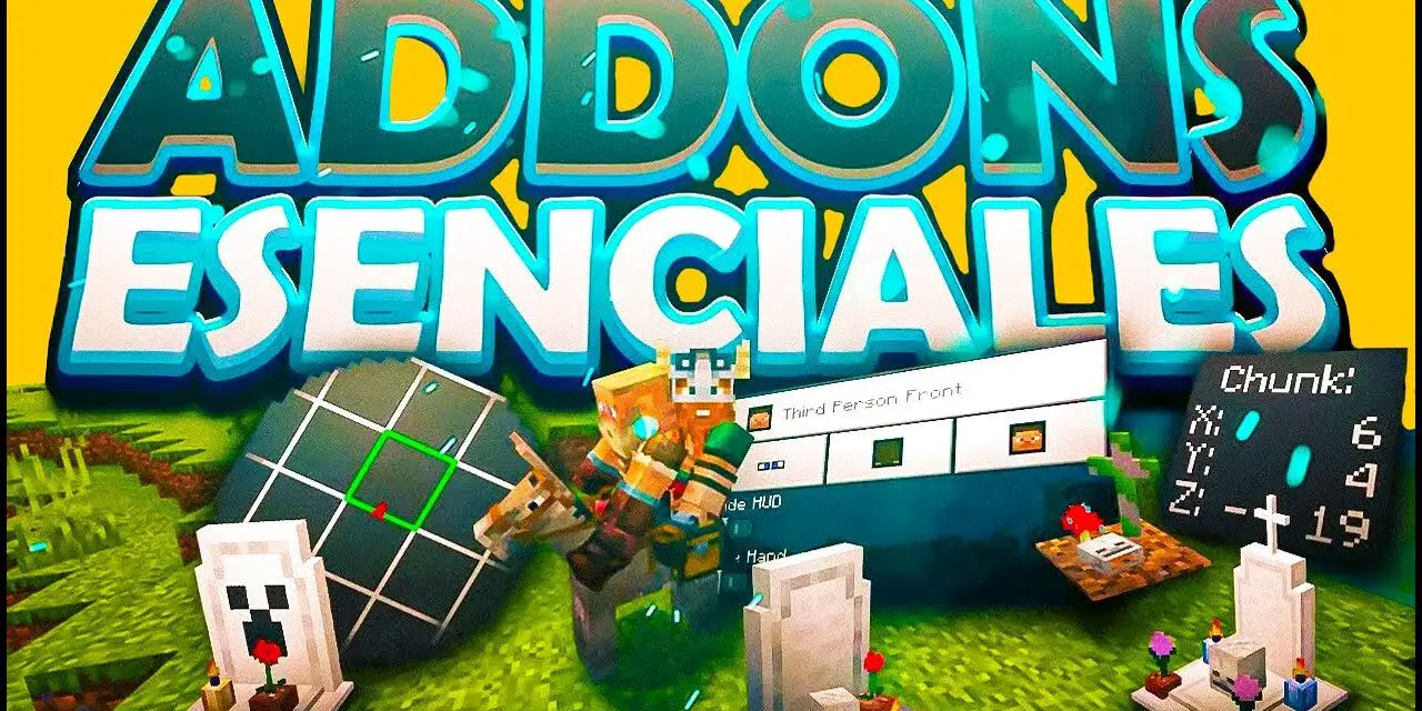 10 PACK de ADDONS ESENCIALES Para Minecraft Pe 1.21