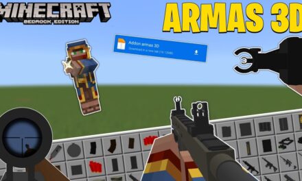 EL MEJOR ADDON DE ARMAS 3D PARA MINECRAFT BEDROCK 1.21