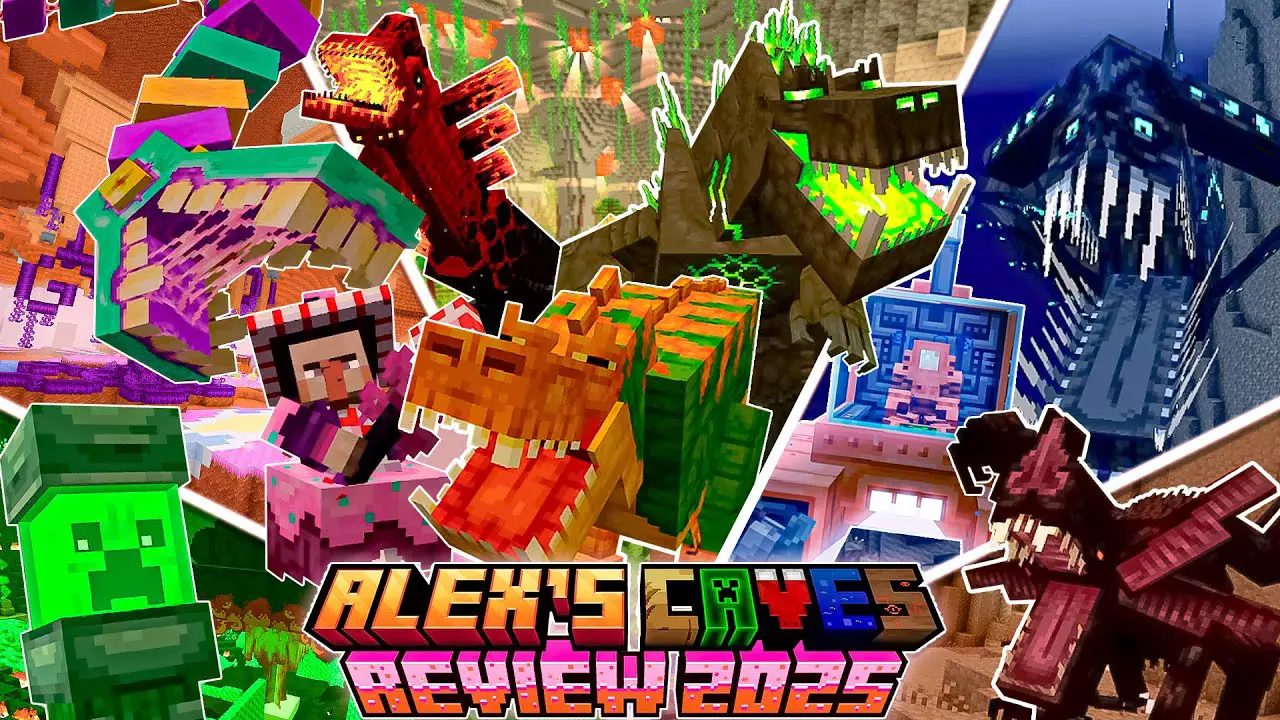 Como Descargar la Nueva Versión de Alex’s Caves para Minecraft en 2025