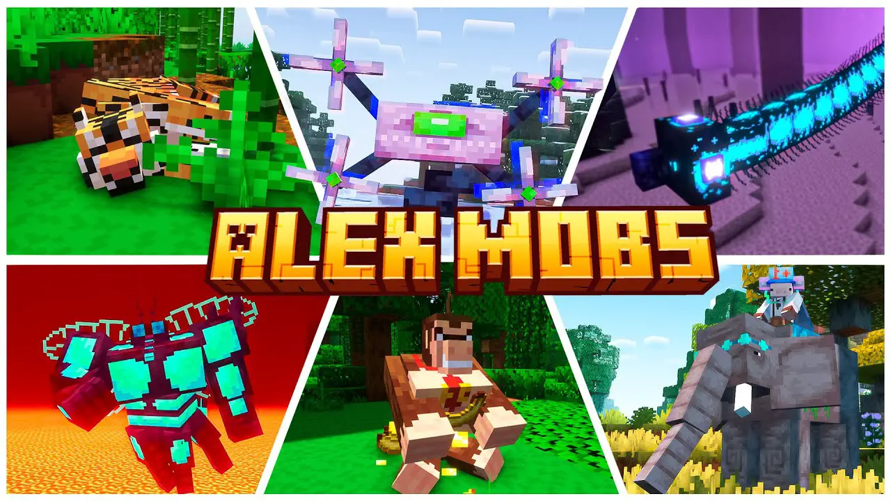 CÓMO DESCARGAR E INSTALAR ALEX’S MOBS EN ESPAÑOL 1.21 