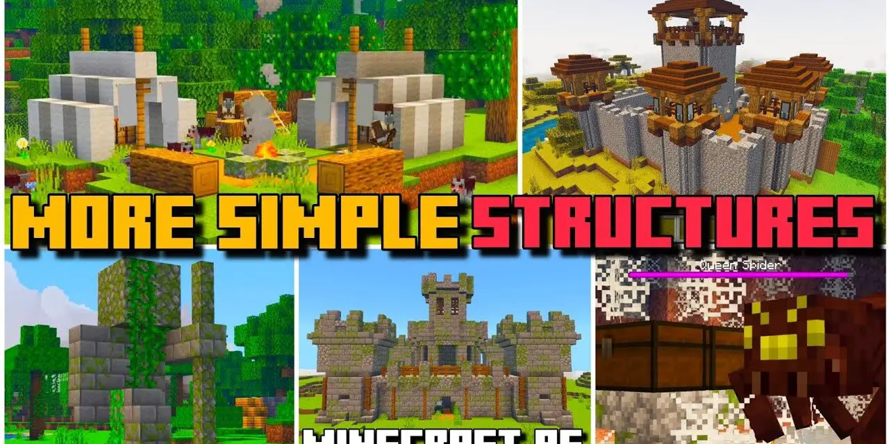 HOW TO DOWNLOAD AND INSTALL BEST STRUCTURES ADDON for BEDROCK 1.21