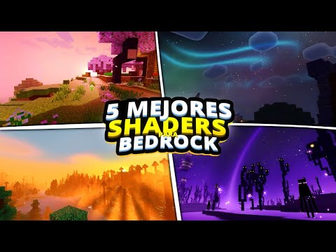 CÓMO DESCARGAR LOS 5 MEJORES SHADERS PARA MINECRAFT PE Y BEDROCK 1.21