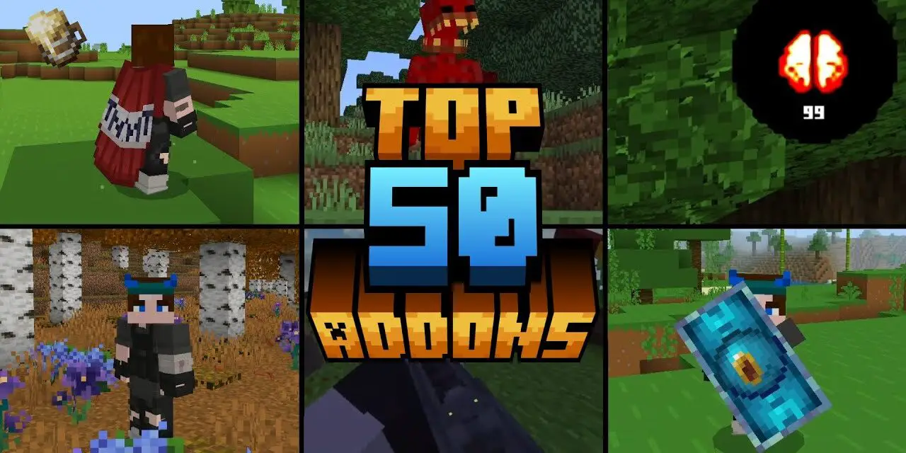 LOS MEJORES 50 ADDONS ÉPICOS PARA MINECRAFT BEDROCK 1.21