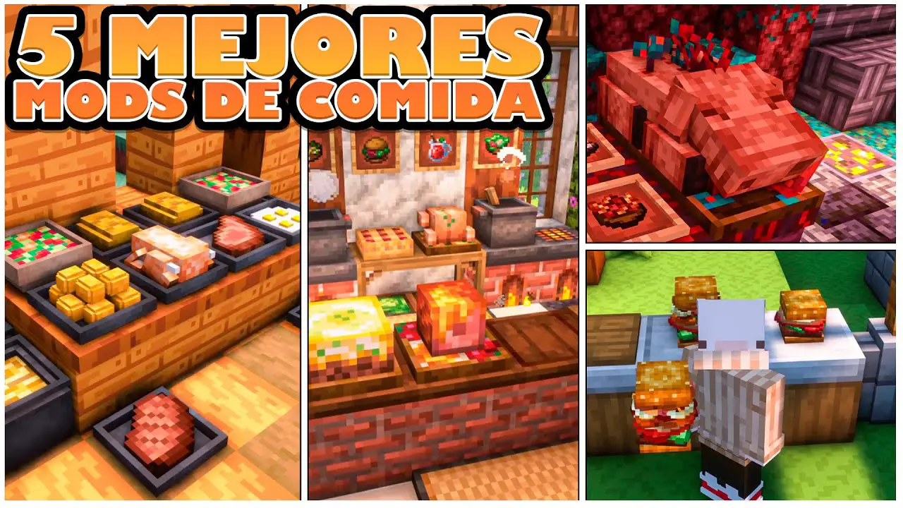Los 5 Mejores Mods de Gastronomía para Minecraft y Cómo Descargarlos
