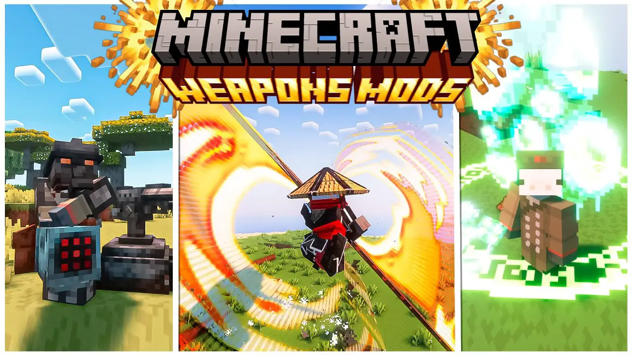 Cómo descargar los 10 Mejores mods épicos de Armas para Minecraft 1.21