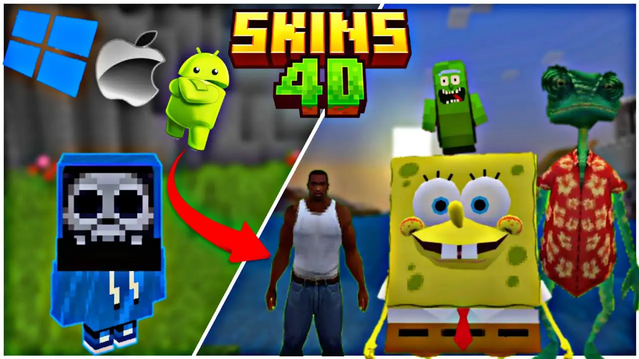 Cómo Descargar e Instalar SKINS 4D para MCPE 1.21