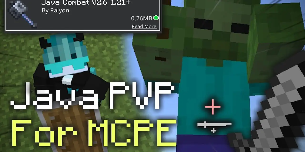 HOW TO DOWNLOAD THE JAVA PVP ADDON FOR MCPE 1.21