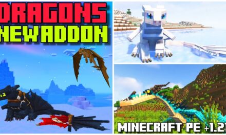 HOW TO DOWNLOAD AND INSTALL NEW DRAGONS ADDON for BEDROCK 1.21 