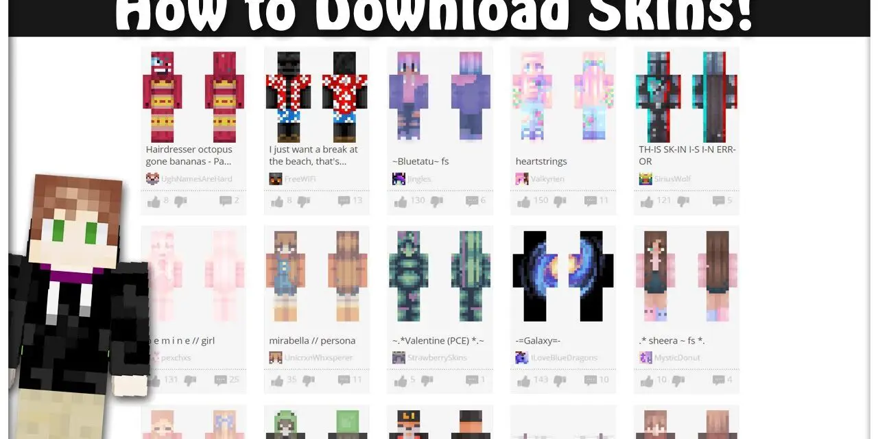 How to Download Minecraft Skins 2025 – New