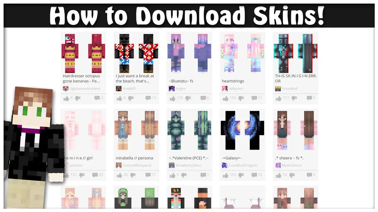 How to Download Minecraft Skins 2025 – New