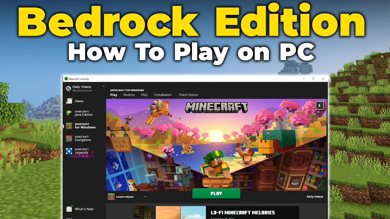 How to Play Minecraft Bedrock on PC 2025 