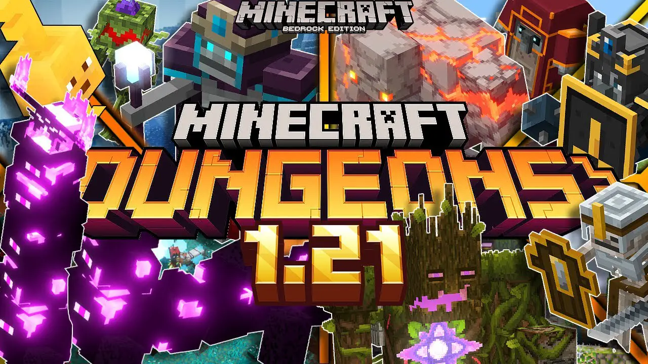 El Mejor Modpack de Dungeons para Minecraft PE 1.21