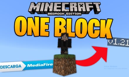 DESCARGA el mapa ONE BLOCK para Minecraft BEDROCK y PE 1.21