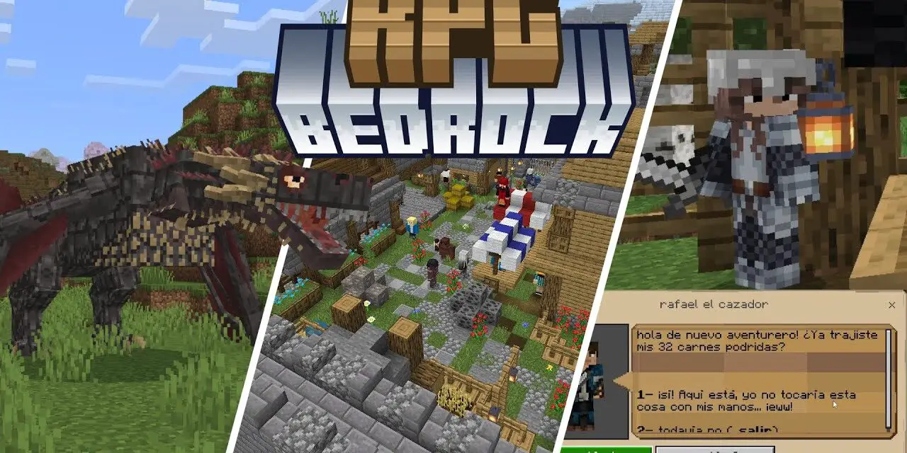 EL MEJOR PACK DE ADDONS RPG PARA MINECRAFT BEDROCK 1.21