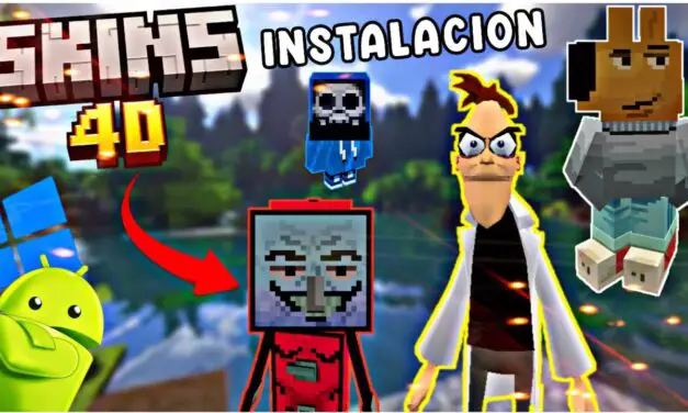 El Mejor Skin Pack 4D para Minecraft PE 1.21 en Windows
