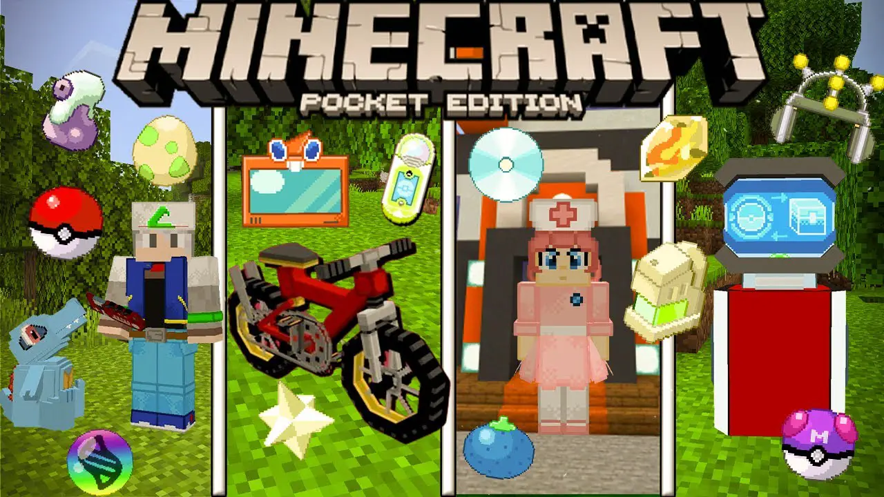 Descarga el Addon Más Increíble de Pokémon Serp para Minecraft PE 1.21