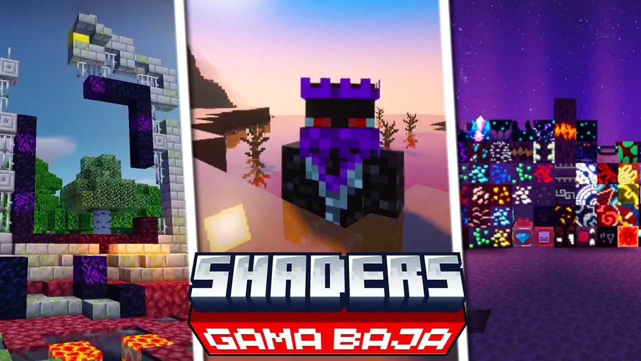 Shaders para Minecraft Bedrock 1.21 con Bajos Recursos para Android 