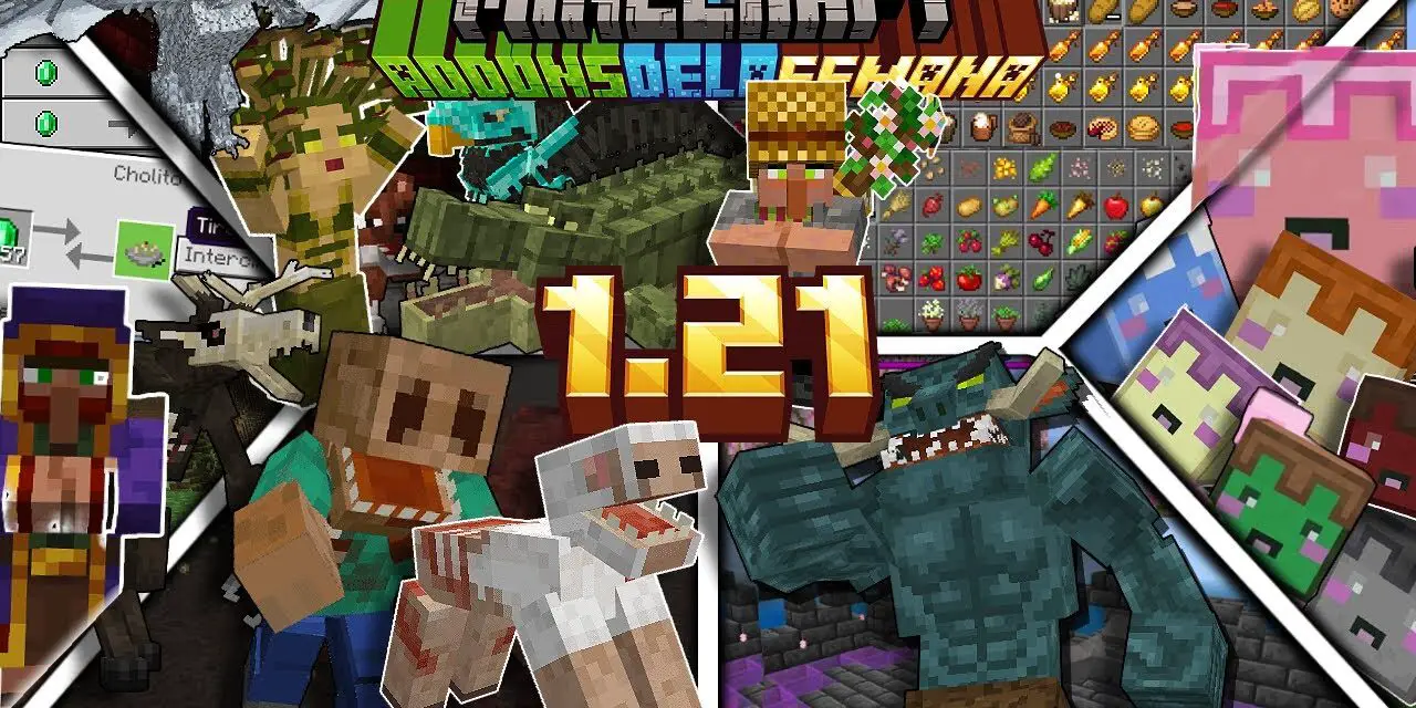 TOP MEJORES 10 ADDONS de la 1.21 para MINECRAFT PE 2025 – Nuevo