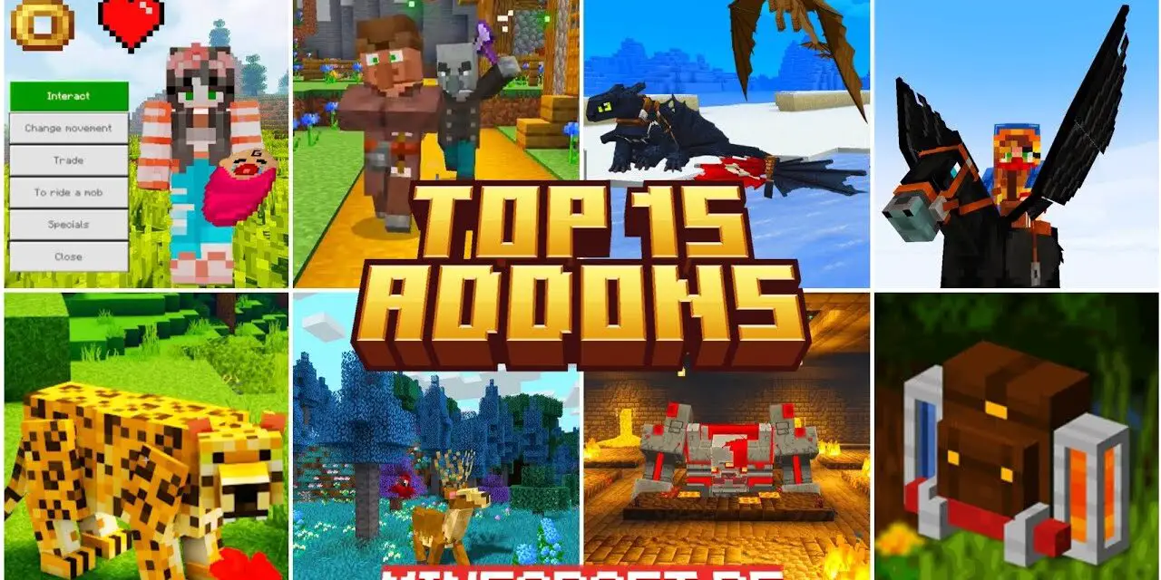 Top 15 Best New Addons for MCPE 1.21