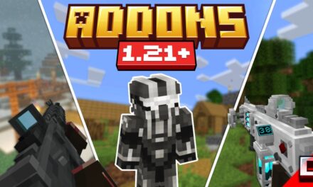 Top 5 MEJORES ADDONS de ARMAS para Minecraft BEDROCK 1.21