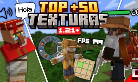 TOP 50 MEJORES TEXTURAS para Minecraft BEDROCK 1.21 – NUEVO